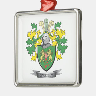 O'Reilly Coat of Arms Metal Tree Decoration