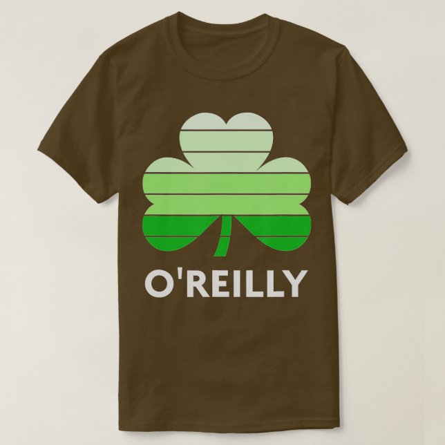 O'Reilly Irish Family Name  T-Shirt (Design Front)