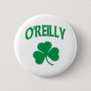O'Reilly Shamrock 6 Cm Round Badge