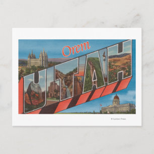 Orem, UtahLarge Letter ScenesOrem, UT Postcard