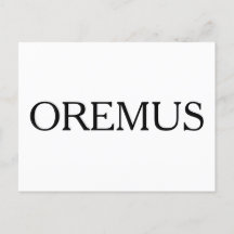 OREMUS postcard
