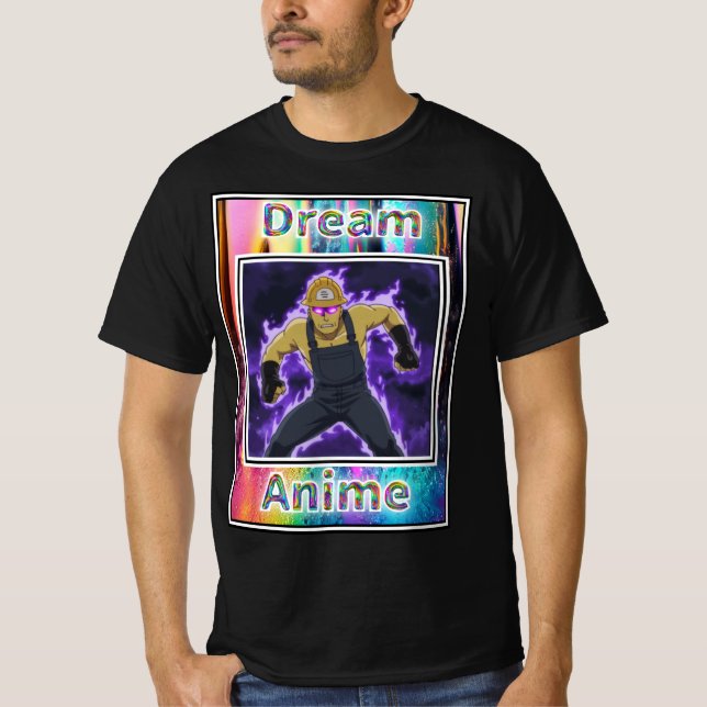 Oren Miner Dream Anime T-Shirt (Front)