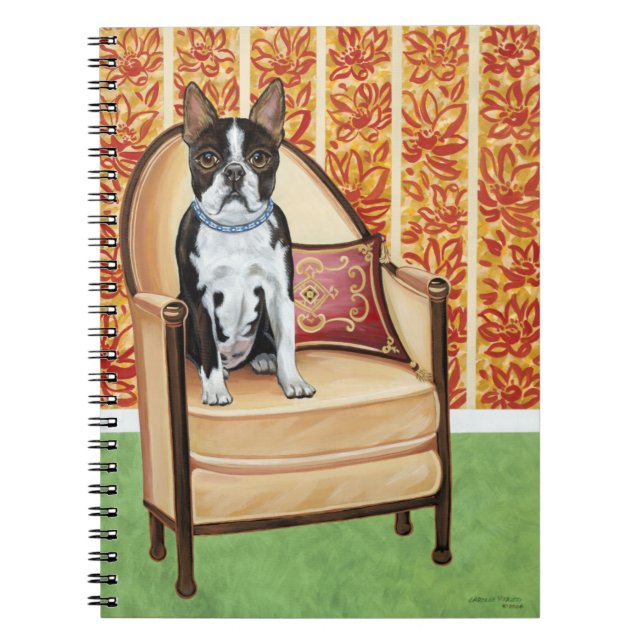 Oreo Cookie Boston Spiral Notebook (Front)