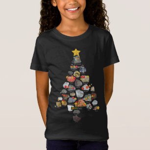 Ores Minerals Gems Rocks collecting Christmas Tree T-Shirt