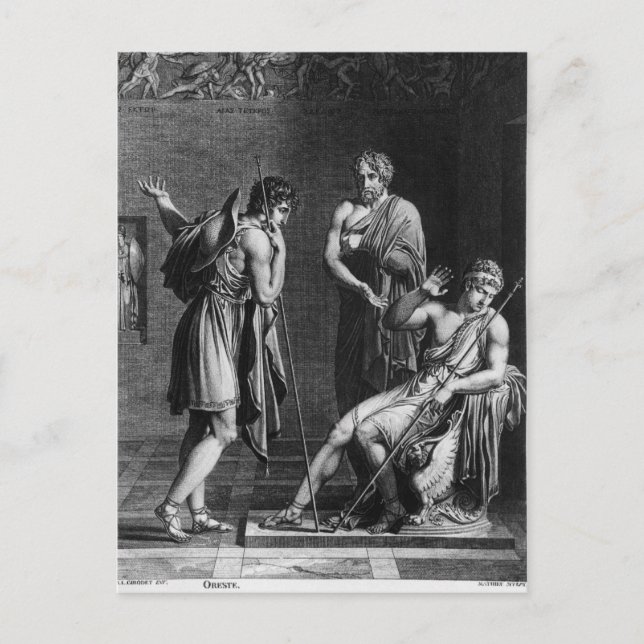 Orestes and Pyrrhus Postcard (Front)