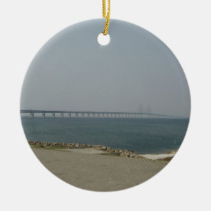 Oresund Bridge Ceramic Tree Decoration
