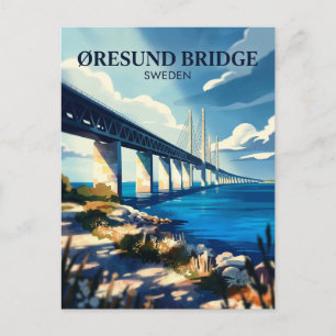 Øresund Bridge Sweden Postcard