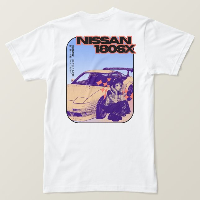 Orexo "Midnight Drift: 180SX Edition" T-Shirt (Design Back)