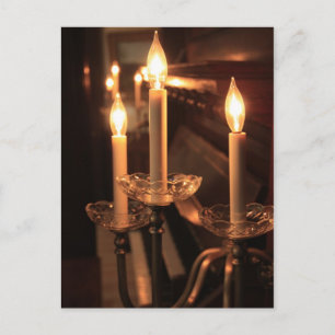 Organ And Light Postcard