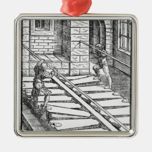 Organ Bellows and Blowers Metal Tree Decoration
