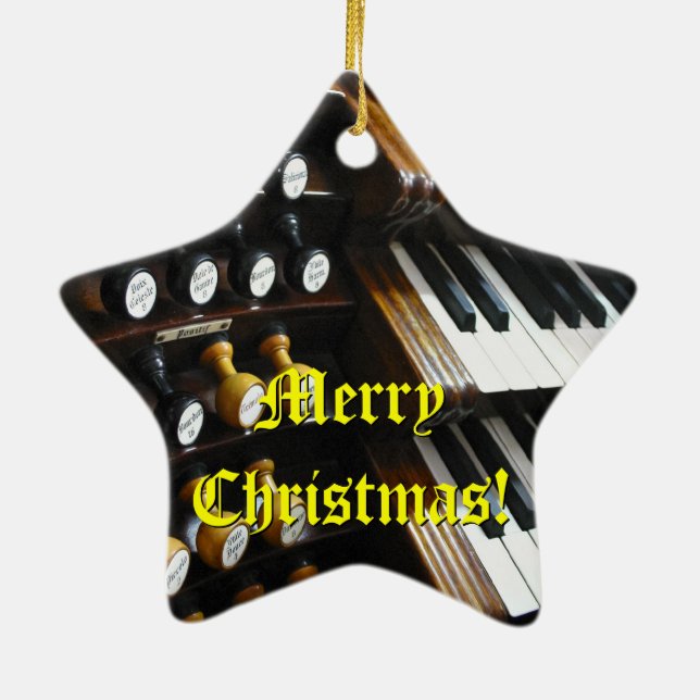 Organ Christmas ornament (Back)