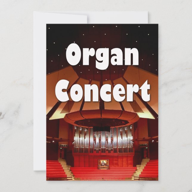 Organ concert invitation 2 (Front)