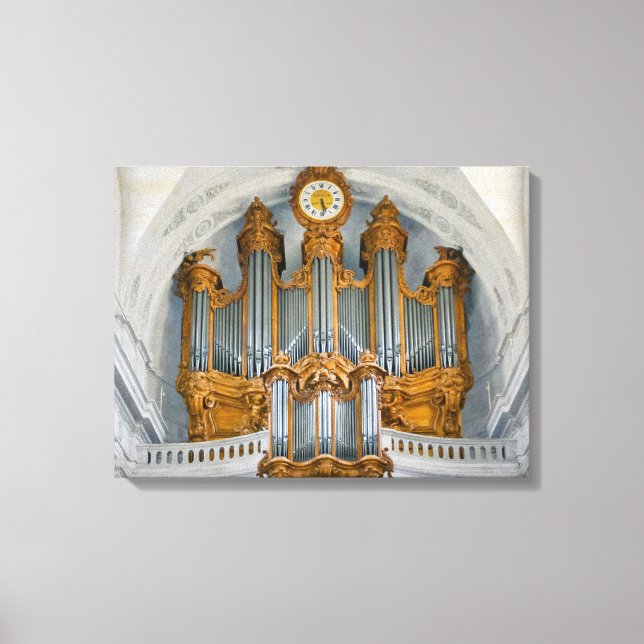 Organ console canvas print (Front)
