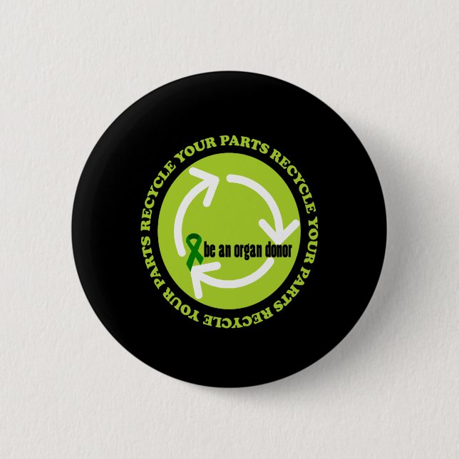 Organ Donation Awareness Button (Front)
