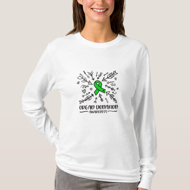 Organ Donation awareness, organ donor T-Shirt (Front)