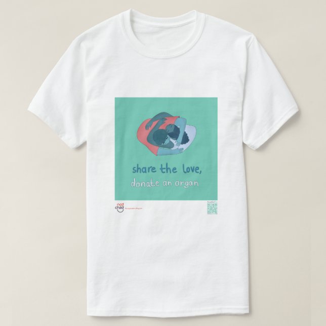 Organ donation awareness T-shirt (Design Front)