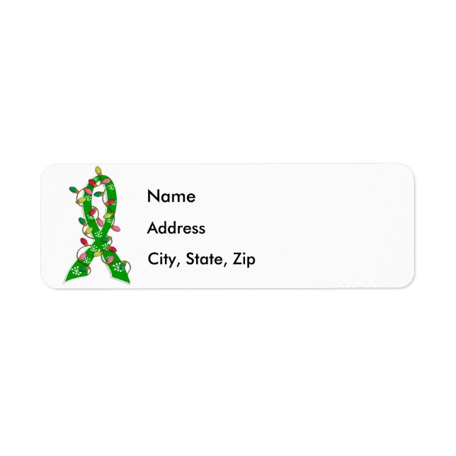 Organ Donation Christmas Lights Ribbon (Front)