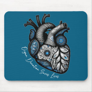 Organ Donation Saves Lives Heart Transplant Cardia Mouse Pad