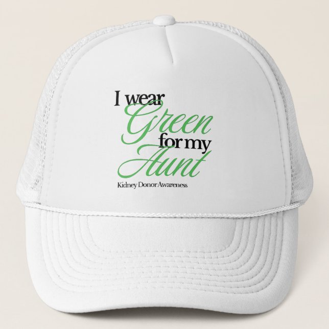 Organ Donation Saves Lives, Transplant Awareness Trucker Hat (Front)