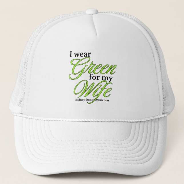 Organ Donation Saves Lives, Transplant Awareness Trucker Hat (Front)