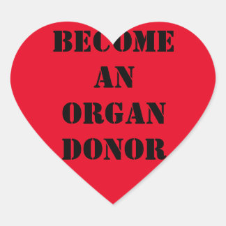 Organ Donation Sticker