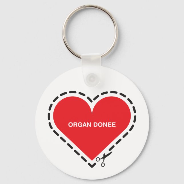 Organ Donee Keychain (Front)