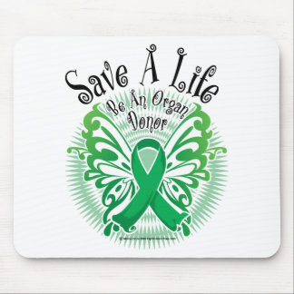 Organ Donor Butterfly 3 Mouse Pad