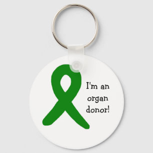 Organ donor keychain