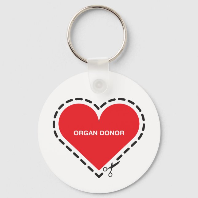 Organ Donor Keychain (Front)