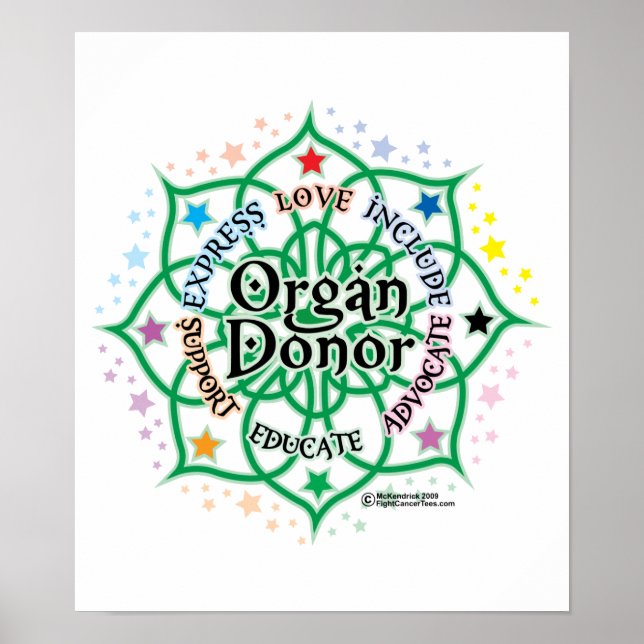 Organ Donor Lotus Poster (Front)