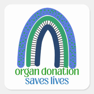 Organ Donors Save Lives Stickers