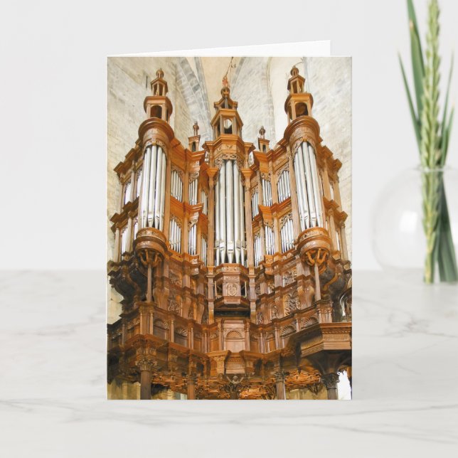 Organ in south-west of France Card (Front)