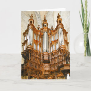 Organ in south-west of France Card