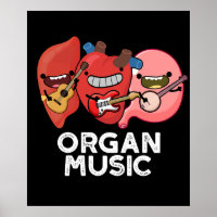 Organ Music Funny Anatomy Body Parts Pun Dark BG