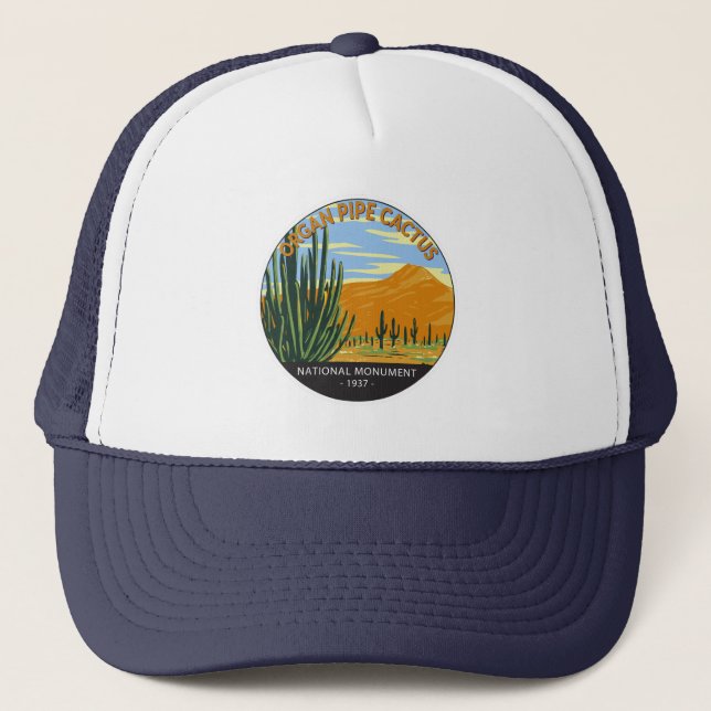 Organ Pipe Cactus National Monument Arizona Trucker Hat (Front)