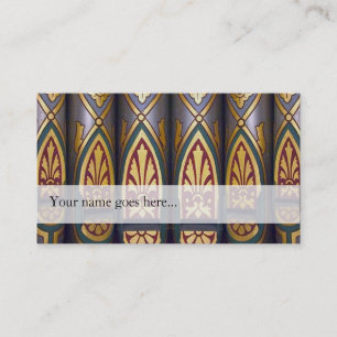 Organ pipes business card - painted
