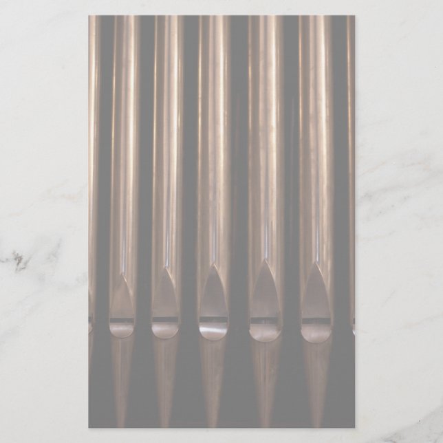 Organ pipes stationery (Front)