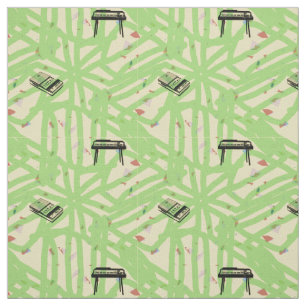Organ Recorder Pattern Choose Background Colour F Fabric