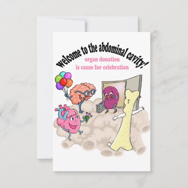 Organ transplant invitation (Front)