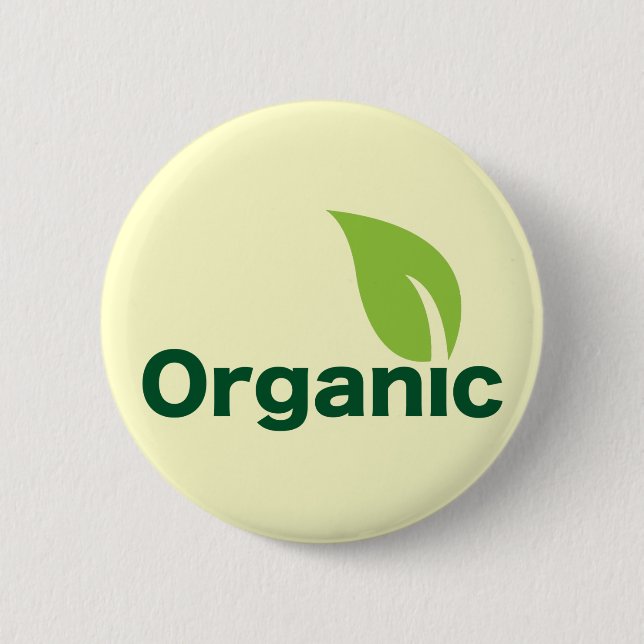 Organic 6 Cm Round Badge (Front)