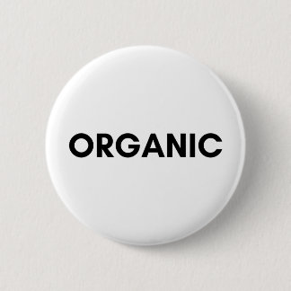 organic 6 cm round badge