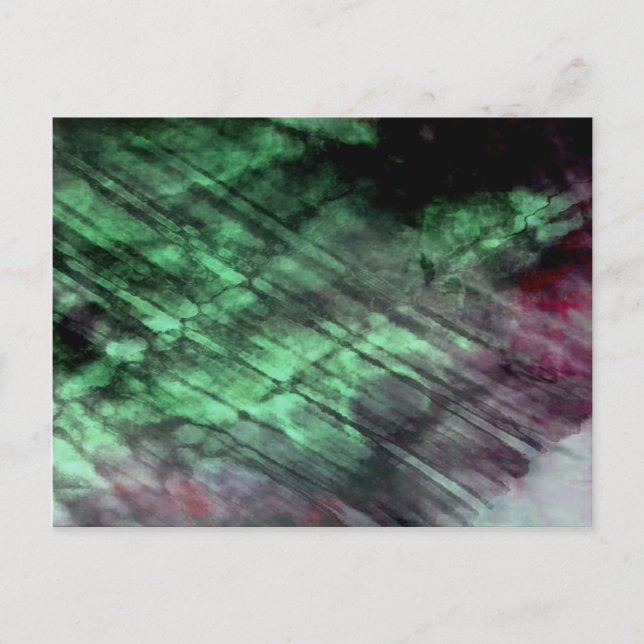 Organic abstract #1460 postcard (Front)