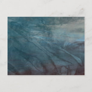 Organic abstract #1469 postcard