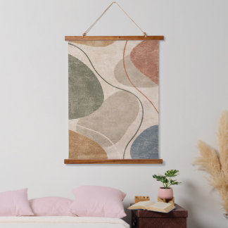 Organic Abstract Hanging Tapestry