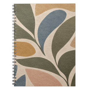 Organic Abstract Shapes Notebook