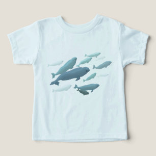 Organic Baby Beluga Whale Shirt Baby Gifts
