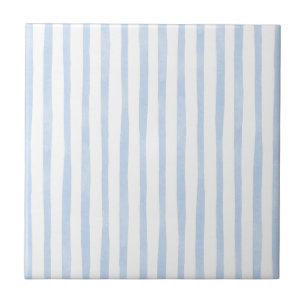 Organic Blue Stripes Tile