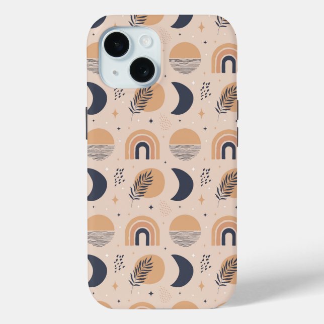 Organic Boho Pattern Case-Mate iPhone Case (Back)