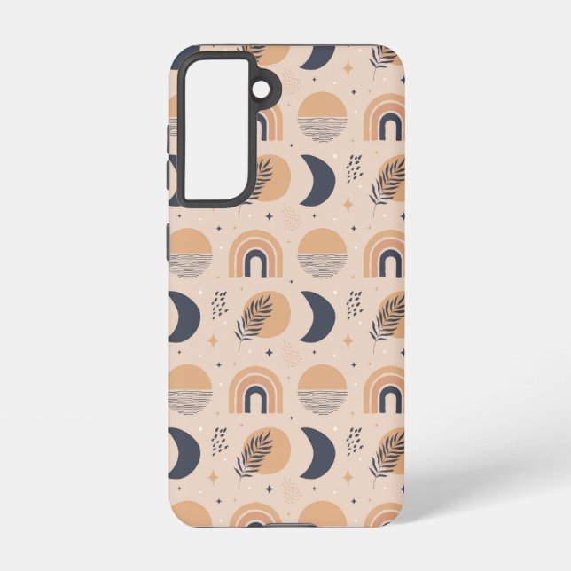 Organic Boho Pattern Samsung Galaxy S21 Case (Back)