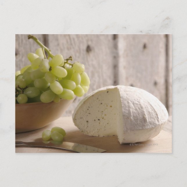 organic cheese on board postcard (Front)